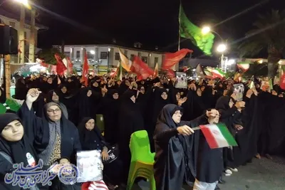 مردم بابلسر در یکصد و بیست‌وهشتمین اجتماع انقلابی با رهبر شهید وداع کردند
