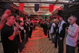 گوشه ای از خدمات خادمان موکب حضرت احمد ابن موسی(ع) به زائران اربعین حسینی در کربلا