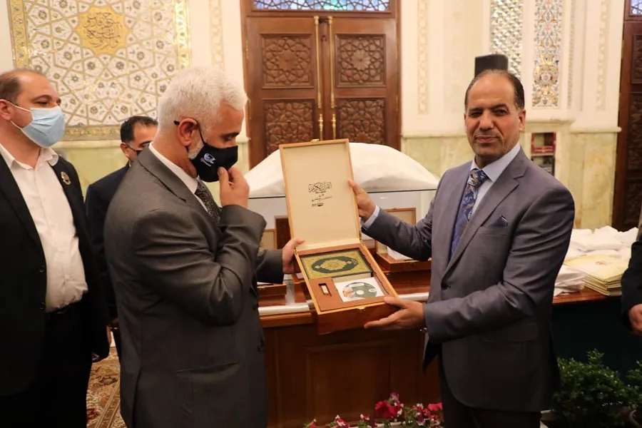 إزاحة الستار عن الختمة القرآنية المجودة للقارئ 
