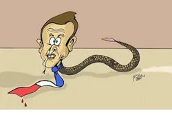 Mauritanien: Französische Botschaft entlässt einen Karikaturisten nach Macron-Bild