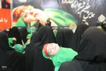 مراسم شیرخوارگان حسینی در حرم مطهر شاهچراغ(ع)