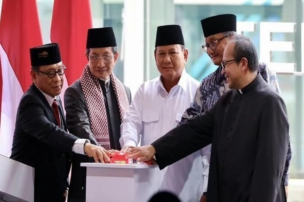 Peresmian Terowongan Persahabatan antara Gereja dan Masjid di Jakarta