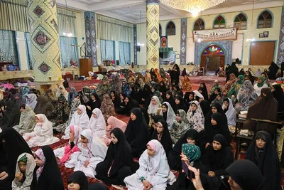 حضور امام جمعه تبریز در جمع معتکفین مسجد امام حسین(ع)