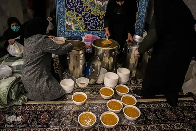 مراسم اعتکاف در حرم امام رضا(ع)