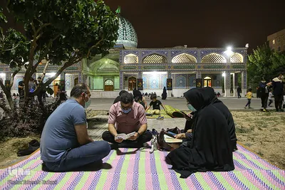 احیای شب بیست و سوم رمضان در امام زاده حسن (ع)