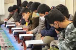 کرسی تلاوت قرآن کریم دانش آموزی در ملایر