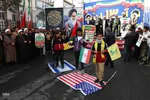 راهپیمایی گرامیداشت روز ۱۳ آبان در اهر