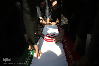 مراسم تدفین پیکر مرحوم استاد «محمد تقی مروت» در قطعه نام آوران بهشت زهرا