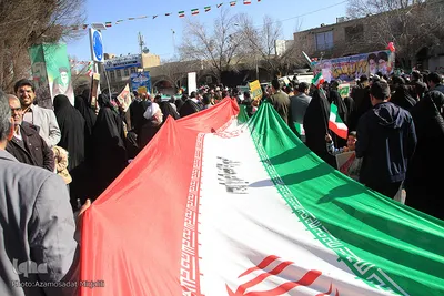 راهپیمایی یوم الله ۲۲ بهمن در یزد