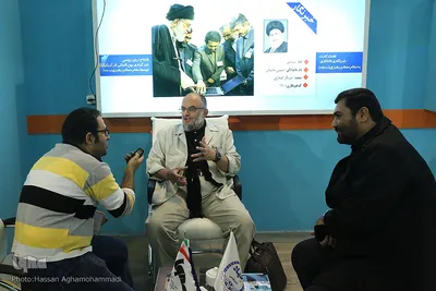 سردار حاج سعید قاسمی مهمان ایکنا در روز پنجم نمایشگاه مطبوعات
