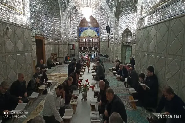 ترتیل خوانی قرآن در آستان مقدس سید حمزه(ع) تبریز