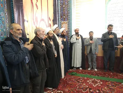 عزاداری هیئت های حسینی و مذهبی در سوگ امام اول شیعیان در اهر