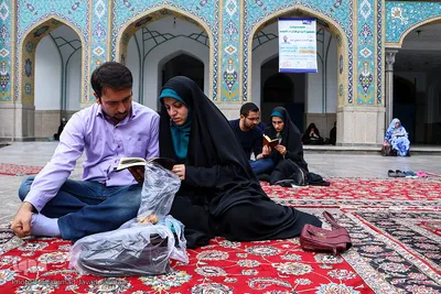 مراسم معنوی اعمال ام داود در حرم عبدالعظیم الحسنی(ع)