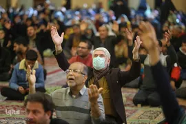 حال و هوای حرم شاهچراغ(ع) در شب نیمه شعبان‎