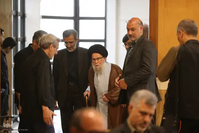 مراسم ختم مادر همسر علی منتظری رئیس جهاددانشگاهی