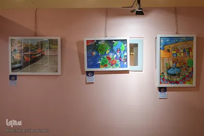 نقاشی‌های پوپک مهمان کودکان و نوجوانان اصفهانی