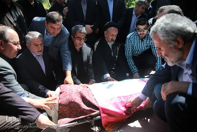 مراسم تشییع پیکر مرحوم «محمد امین قانعی راد» رئیس سابق انجمن جامعه‌شناسی ایران
