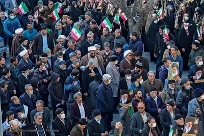 راهپیمایی مردم همدان‎‎