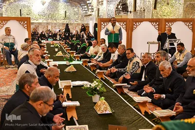 تجدید میثاق خدام امام رضا با حضرت شاهچراغ (ع)