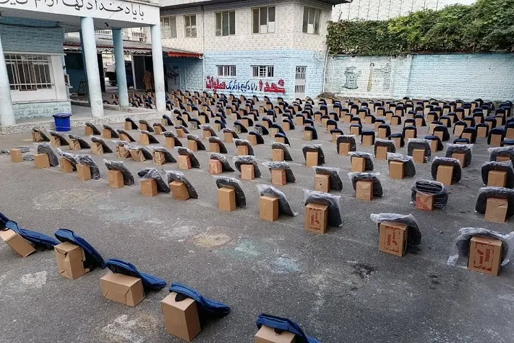 توزیع 3000 بسته لوازم التحریر در گیلان