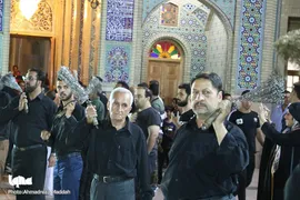 مراسم سوگواری حسینی در حرم حضرت شاهچراغ(ع)