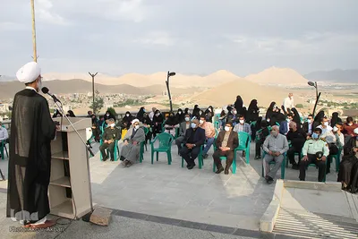 اهتزاز پرچم حسینی در شهرکرد