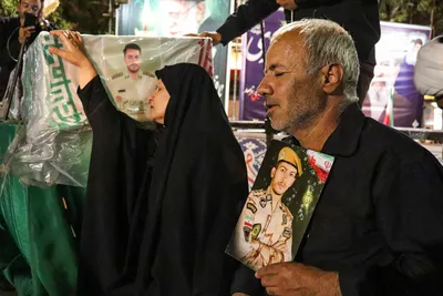 وداع ملایری‌ها با شهید علیرضا فتحی