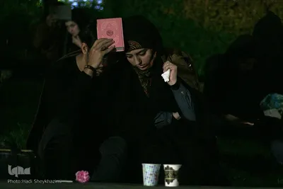 مراسم شب قدر در مسجدا دانشگاه تبریز