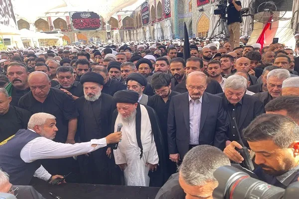 پیکر سیدمحمدعلی بحرالعلوم در کربلا و نجف اشرف تشییع شد