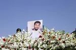 مراسم تشییع پیکر مطهر شهید حججی در نجف‌آباد