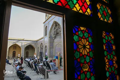 محفل انس با قران در مسجد نصیرالملک‎