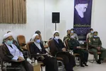 دیدار جمعی از فرماندهان نظامی خراسان جنوبی با حجت‌الاسلام علیرضا عبادی