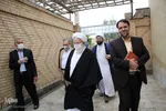 مادر شهیدی در یزد که رهبر انقلاب از وی تجلیل کردند