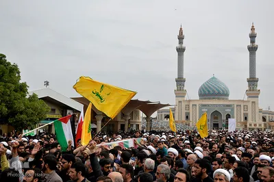 تشییع پیکر شهید مدافع حرم "مهدی لطفی نیاسر"در قم