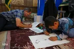 مشق شب قدر در حرم شاهچراغ