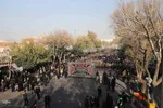 مراسم تشییع پیکرهای ۴ شهید گمنام - تبریز