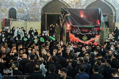 حسینیه ایران؛ مراسم عزاداری شب عاشورای حسینی در سیدعلاءالدین حسین(ع)‎‎