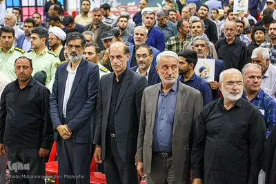 سوگواره هفتمین روز شهادت رئیس‌جمهور در اصفهان