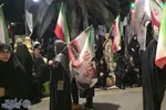 موج پنجاه و هفتمین شب اجتماع مردم  بابلسر  در  میدان شهدای بیت المقدس