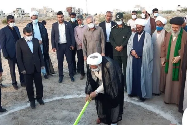 کلنگ‌زنی ساختمان مرکز مدیریت حوزه علمیه هرمزگان