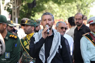 تشییع پیکر مطهر شهید مدافع وطن ستوان دوم هومن غیاثوند در ملایر