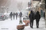 بارش سنگین برف در تبریز‎