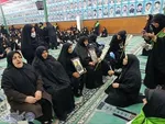 آیین شب وداع با پیکر پاک شهدا ی شهرستان نکا