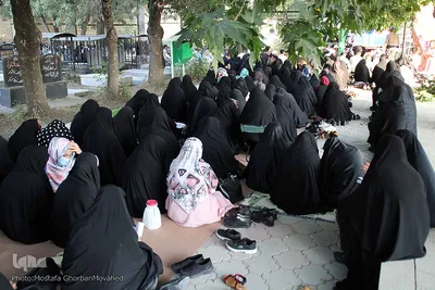 مراسم معنوی دعای عرفه در اهر