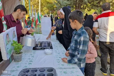 ایستگاه صلواتی به مناسبت ولادت امام حسن عسکری(ع) در ملایر‎