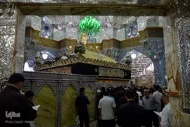 مراسم عزاداری سیدالشهدا در حرم حضرت معصومه(س)
