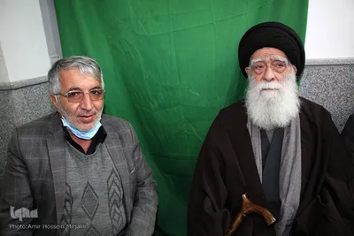 مجلس عزاداری شهادت حضرت زهرا(س) در بیت آیت الله مدرسی در یزد