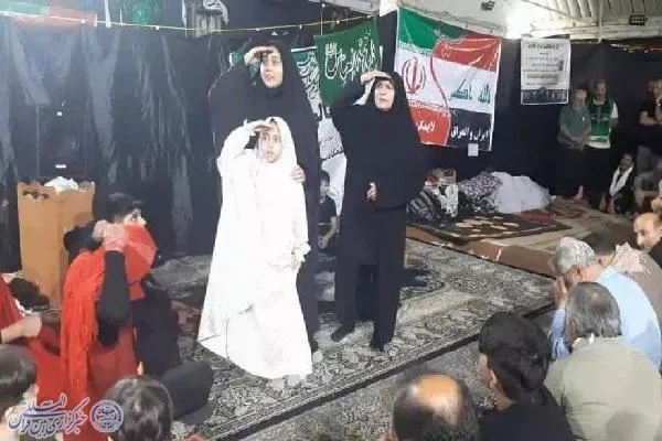 اجرای نمایش «کودکان عاشورا» در موکب قدمگاه چالوس