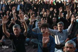 آیین پیاده‌روی جاماندگان اربعین حسینی در تهران(۲)
