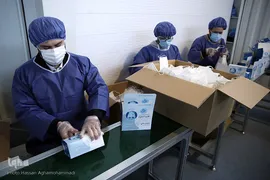 افتتاح خط تولید بزرگترین کارخانه تولید ماسک جنوب غرب آسیا در شهرک صنعتی اشتهارد